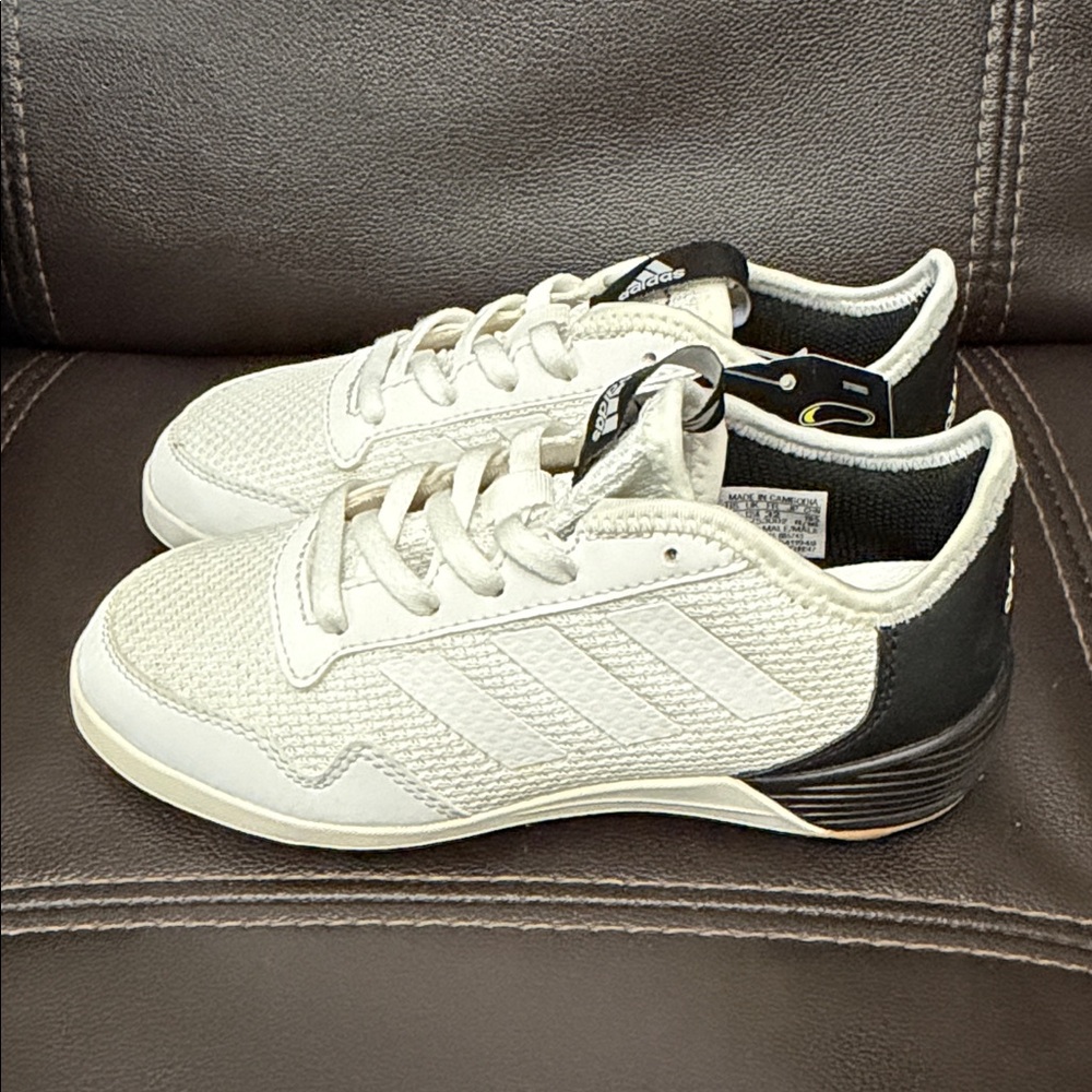 Adidas White and Black ACE Tango Athletic Soccer Shoes - Picture 3 of 8